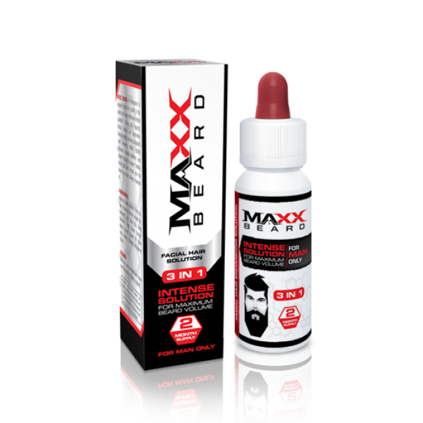 Maxx Beard facial Hair 3 in 1 solution | MinoxidilMax